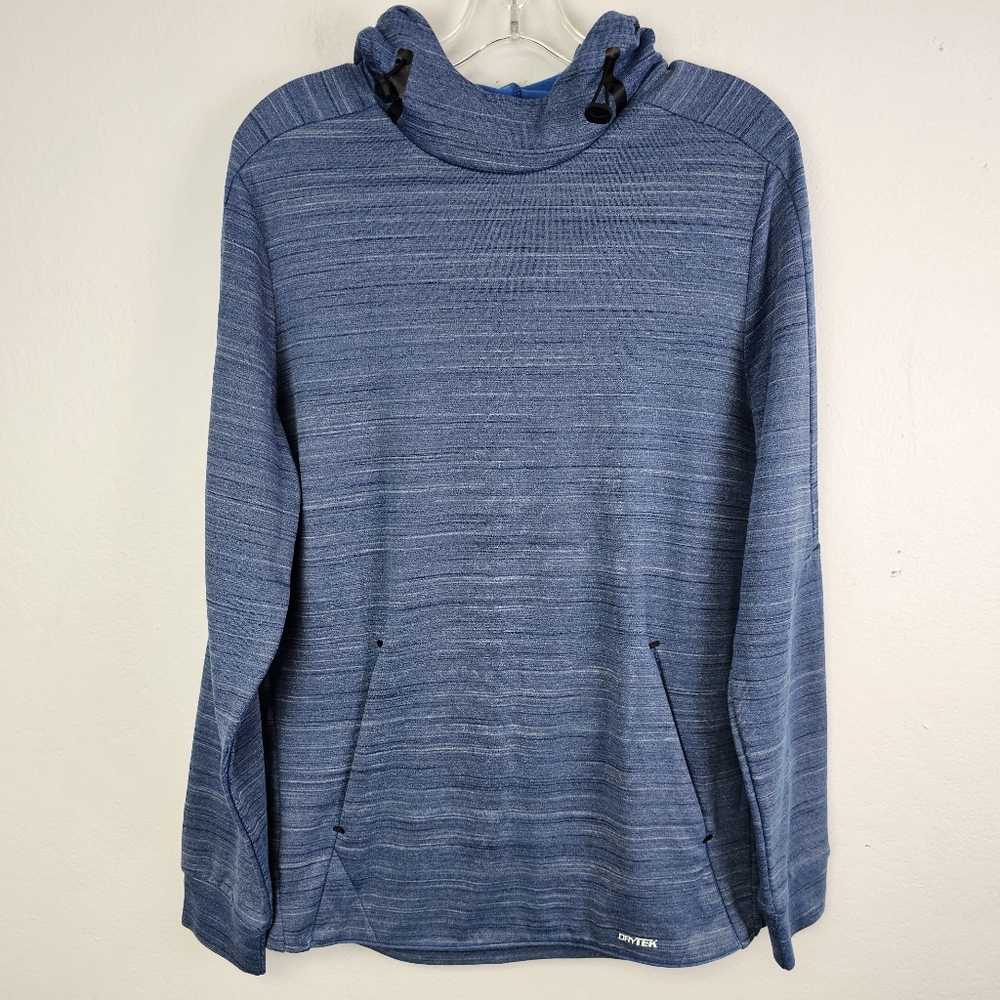 Tek Gear DryTek Hoodie Pullover Women's Sz Medium Hooded Pockets Activewear